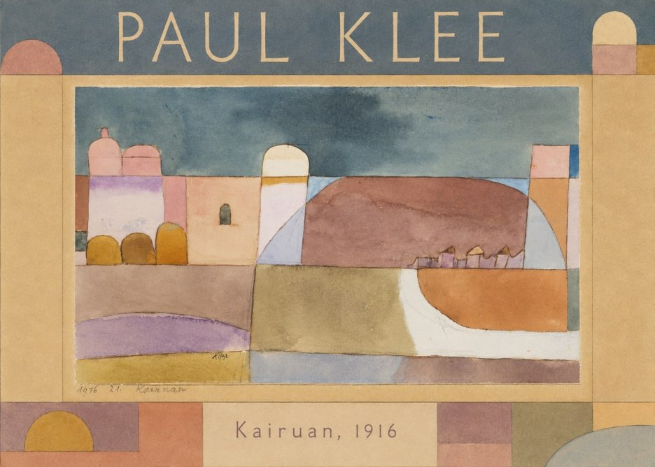 Paul Klee Kairuan, 1916 No3 - Plakát