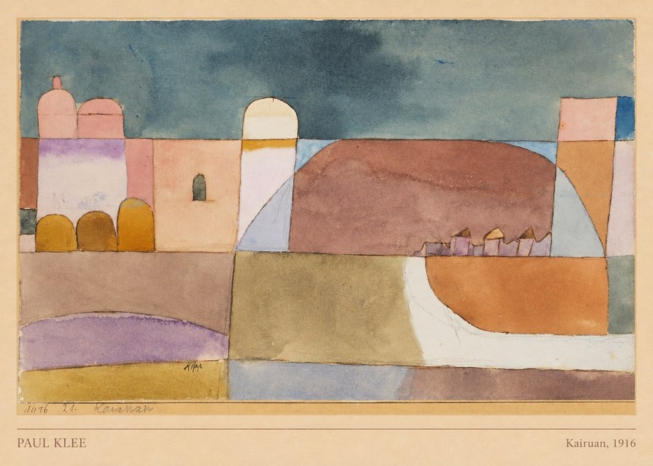 Paul Klee Kairuan, 1916 No5 - Plakát