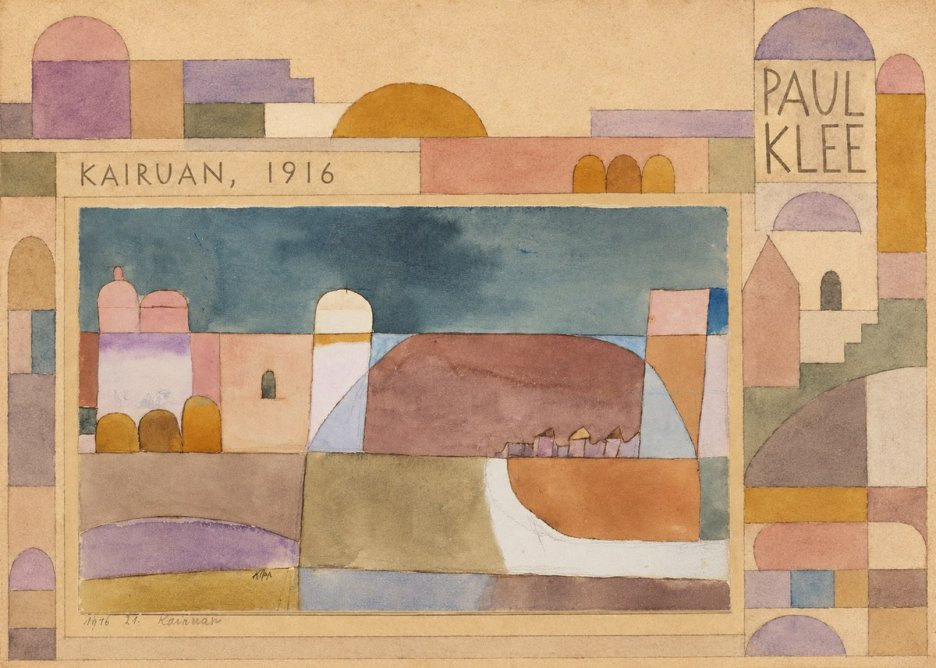 Paul Klee Kairuan, 1916 No6 - Plakát