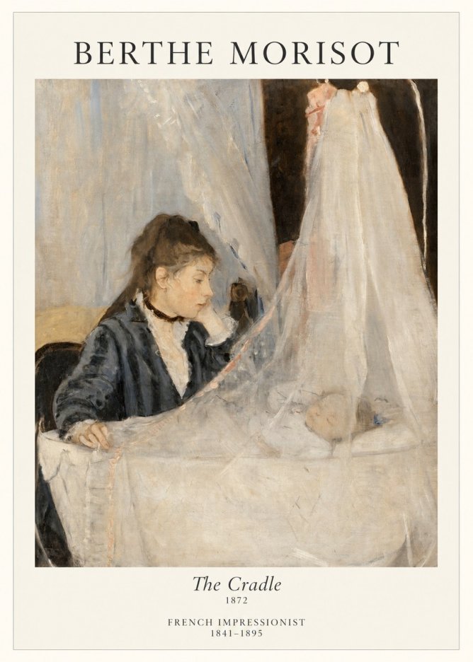 Berthe Morisot The Cradle No1 - Plakát