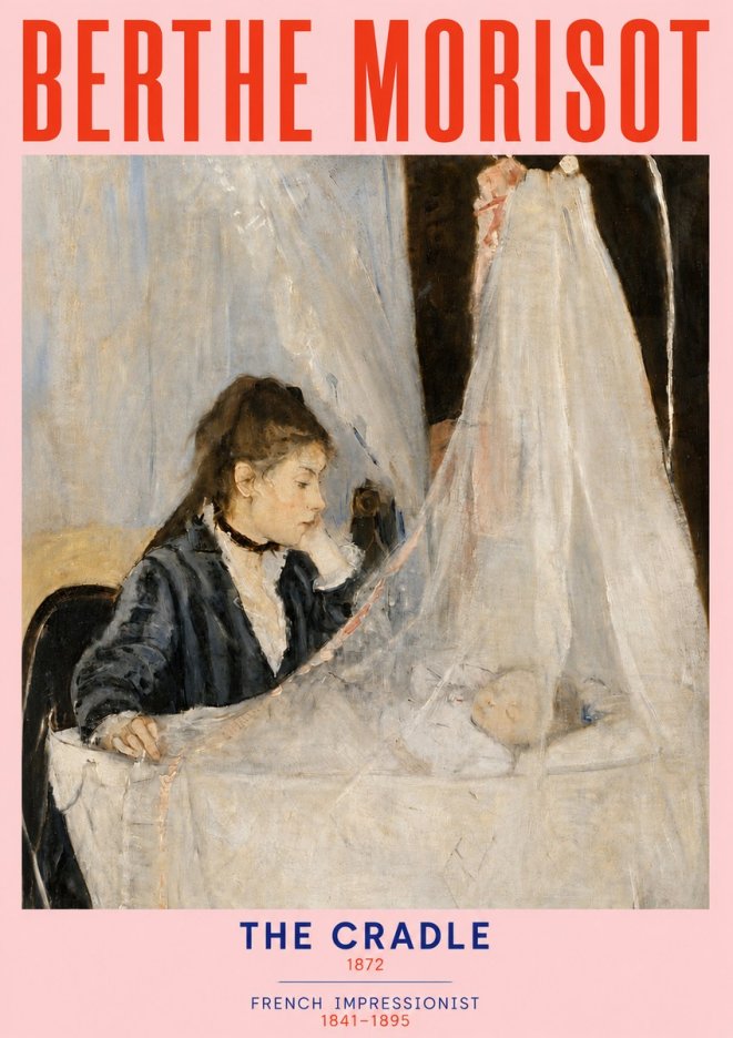 Berthe Morisot The Cradle No4 - Plakát