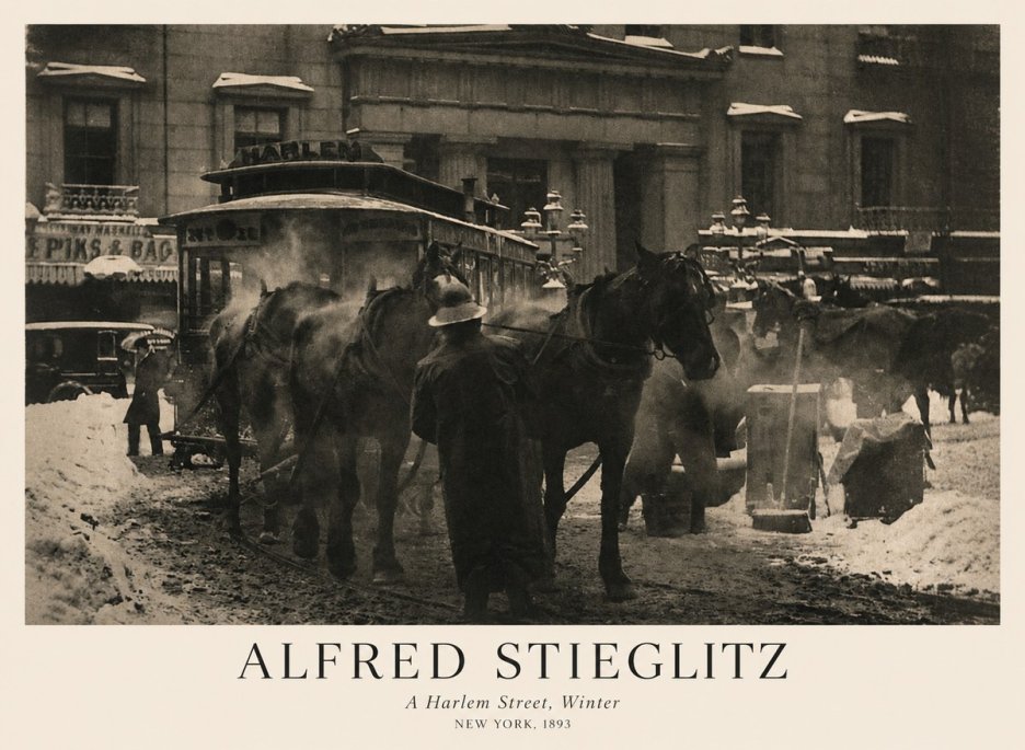 Alfred Stieglitz New York - Winter No3 - Plakát