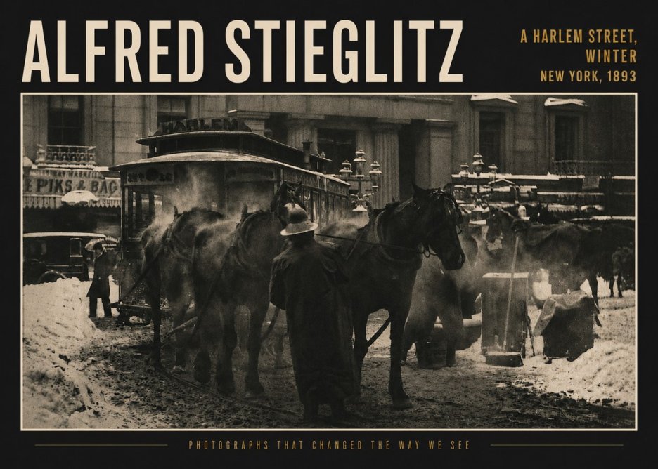 Alfred Stieglitz New York - Winter No5 - Plakát