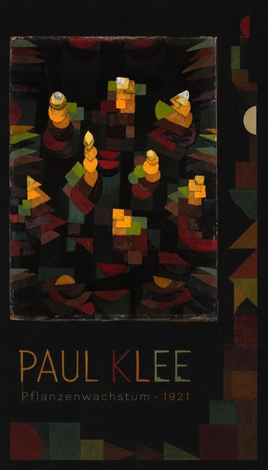 Paul Klee Pflanzenwachstum No3 - Plakát
