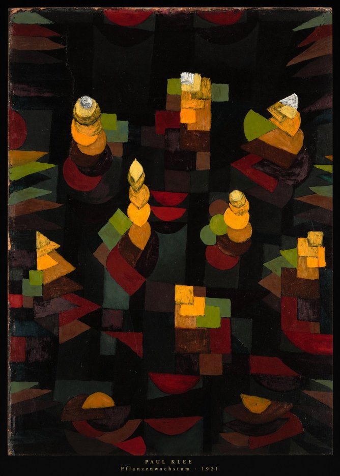 Paul Klee Pflanzenwachstum No6 - Plakát