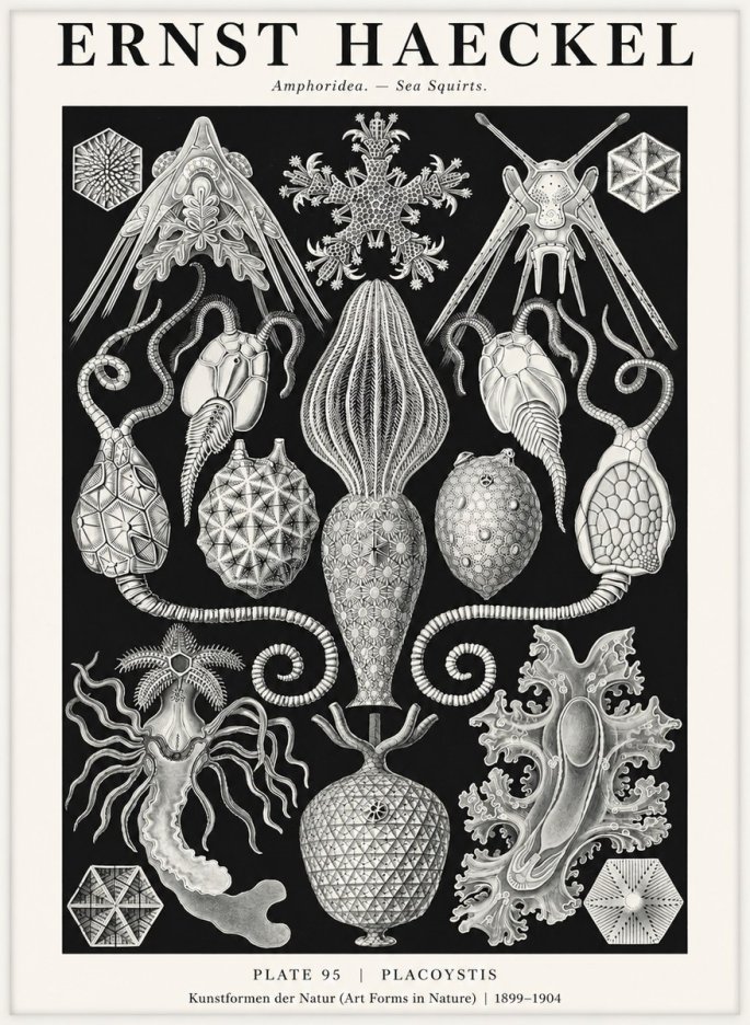 Ernst Haeckel Amphoridea No3 - Plakát