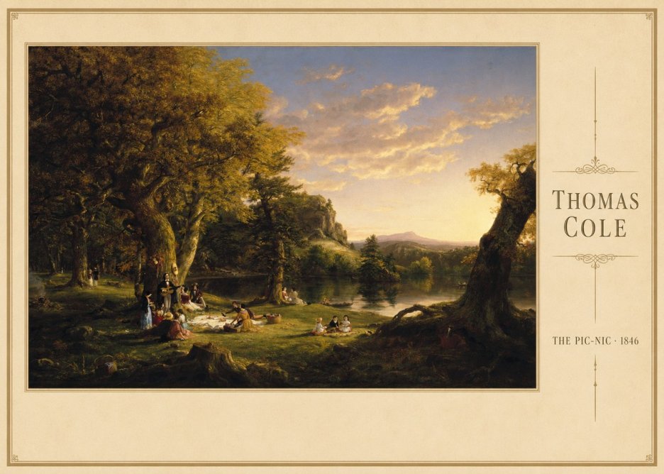 Thomas Cole The Pic-nic I No3 - Plakát