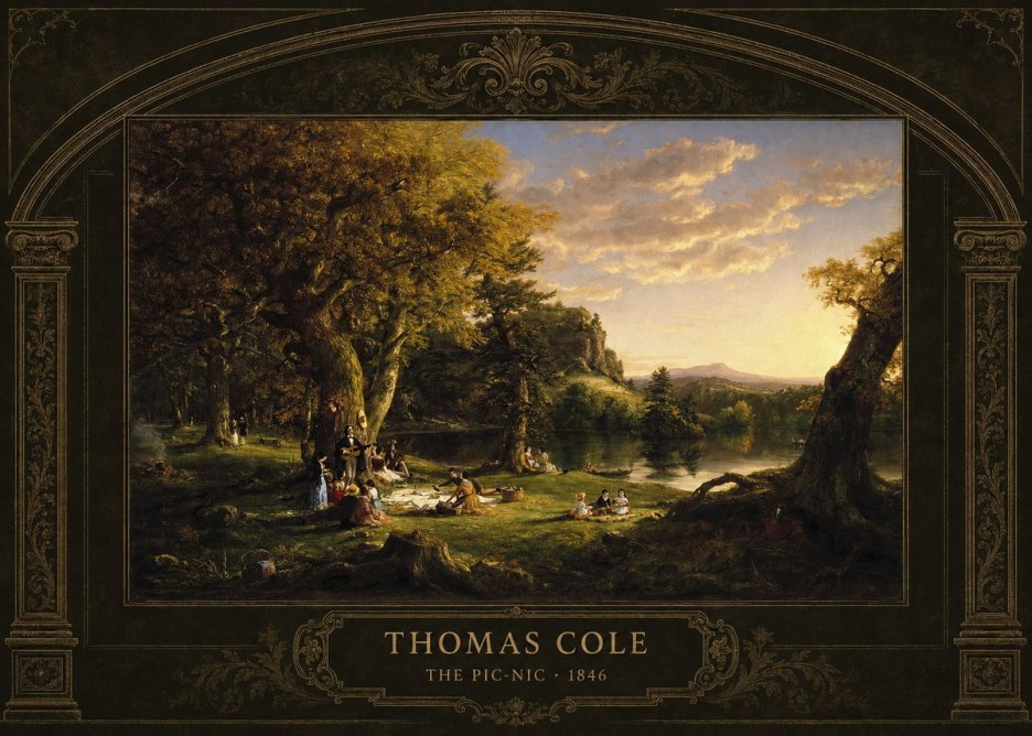 Thomas Cole The Pic-nic I No4 - Plakát
