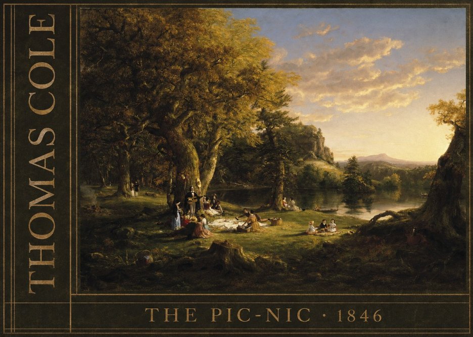 Thomas Cole The Pic-nic I No5 - Plakát