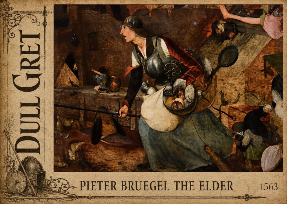 Pieter Bruegel Dull Gret II No2 - Plakát