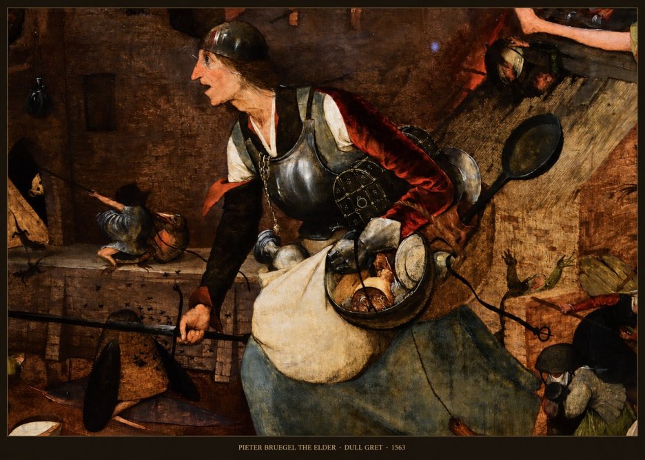 Pieter Bruegel Dull Gret II No6 - Plakát