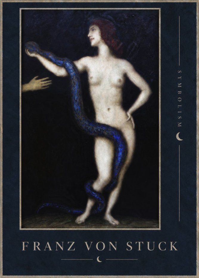 Franz von Stuck Sin No4 - Plakát