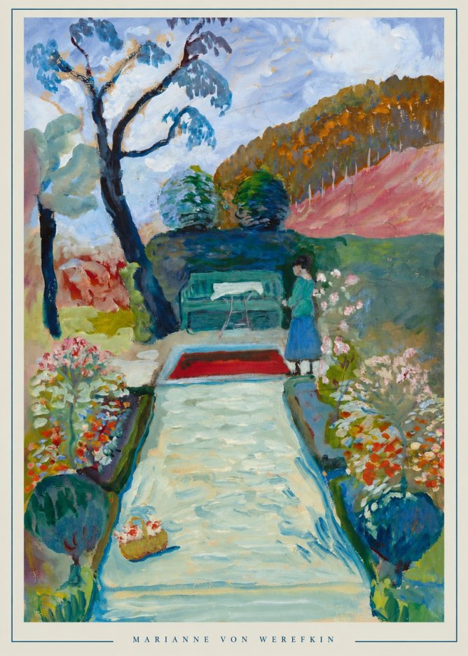 Marianne von Werefkin Summer Garden No6 - Plakát