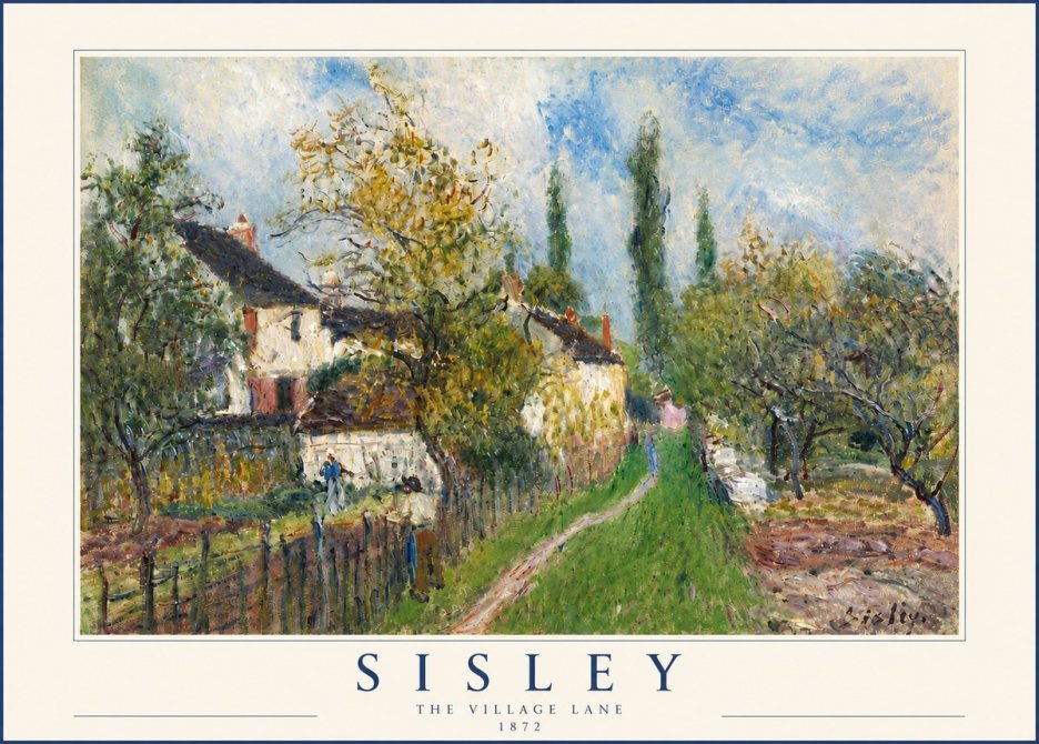 Sisley The Village Lane No4 - Plakát