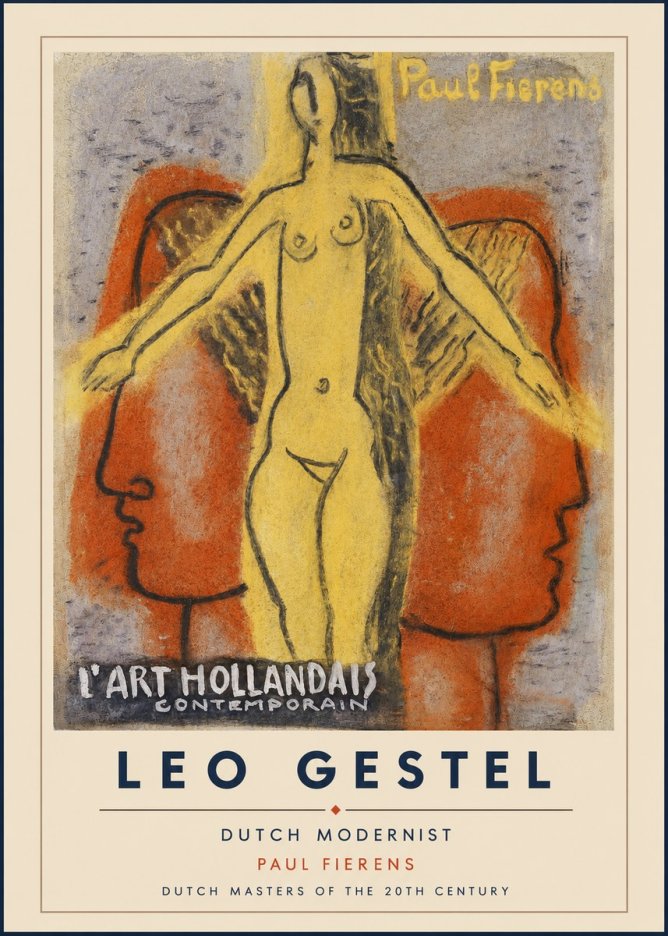 Leo Gestel L'art Hollandais Contemporain I No2 - Plakát