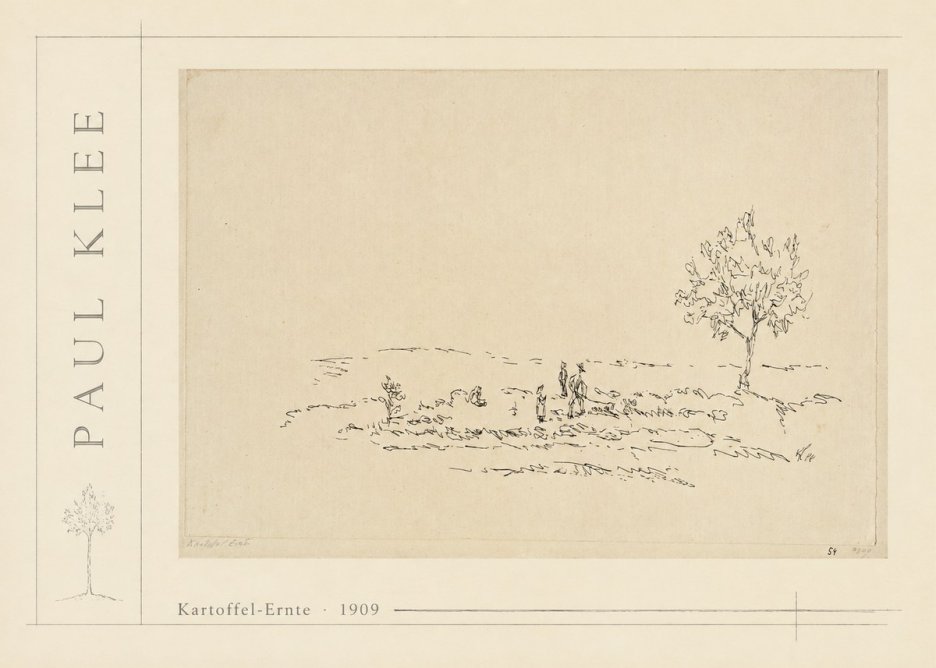 Paul Klee Kartoffel-ernte No2 - Plakát