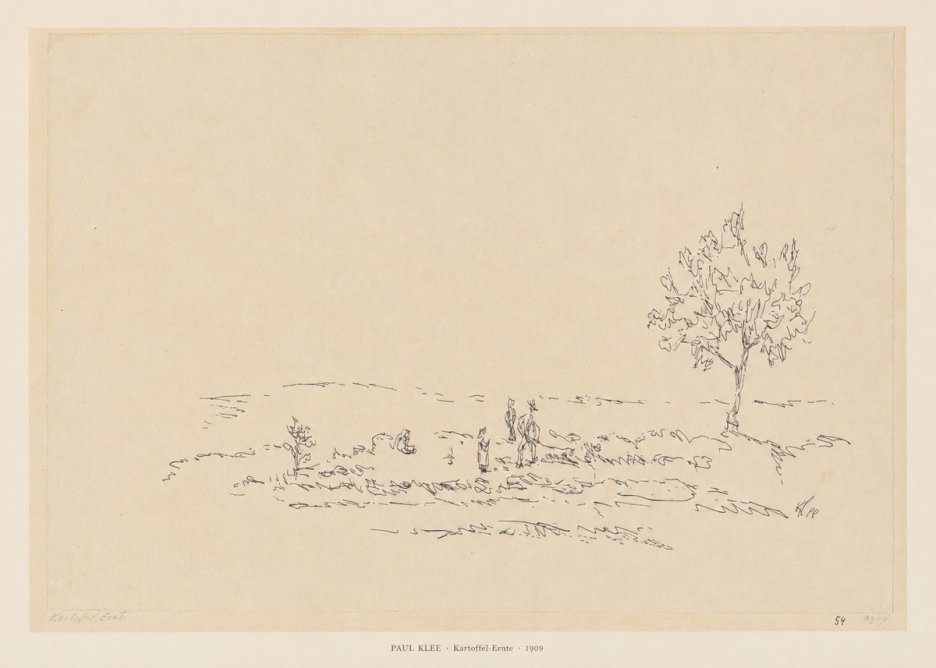 Paul Klee Kartoffel-ernte No4 - Plakát