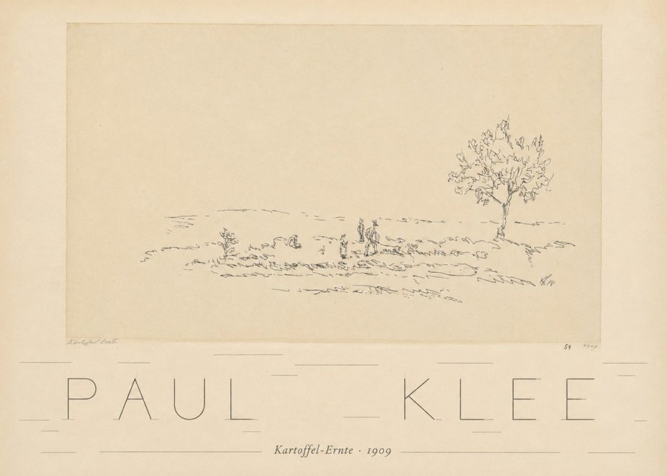 Paul Klee Kartoffel-ernte No6 - Plakát