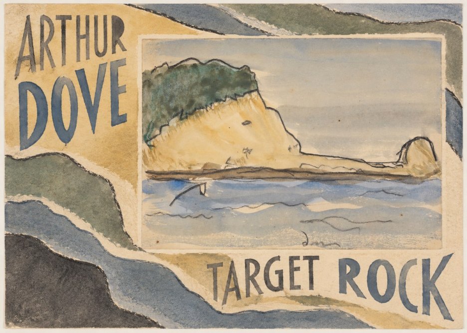 Arthur Dove Target Rock No5 - Plakát