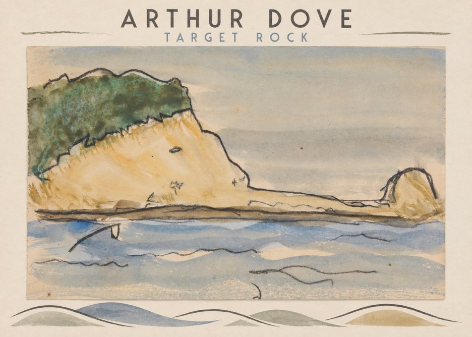 Arthur Dove Target Rock No6 - Plakát