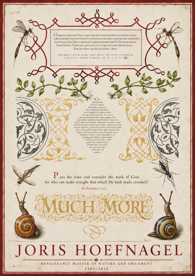 Joris Hoefnagel Memento Mori No6 - Plakát