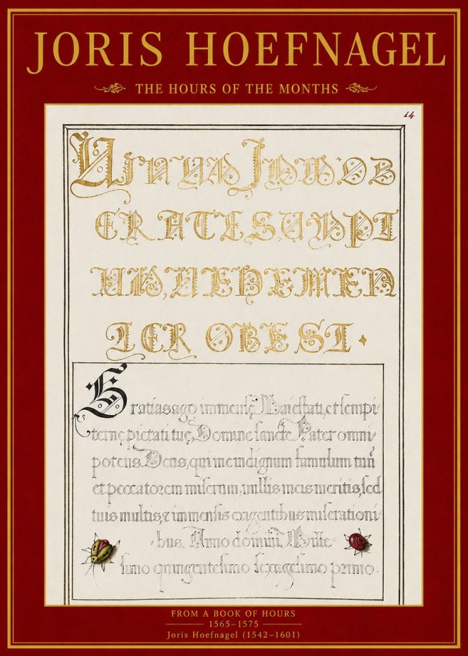 Joris Hoefnagel Gratias Tibi Agimus No4 - Plakát
