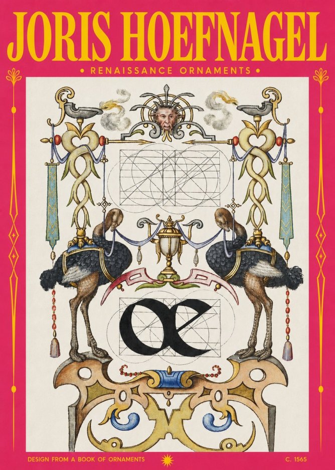 Joris Hoefnagel Ornamental Study I No4 - Plakát