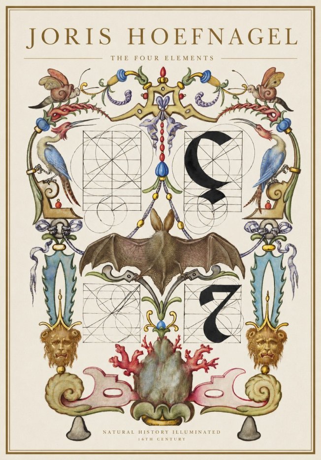 Joris Hoefnagel The Four Elements I No1 - Plakát