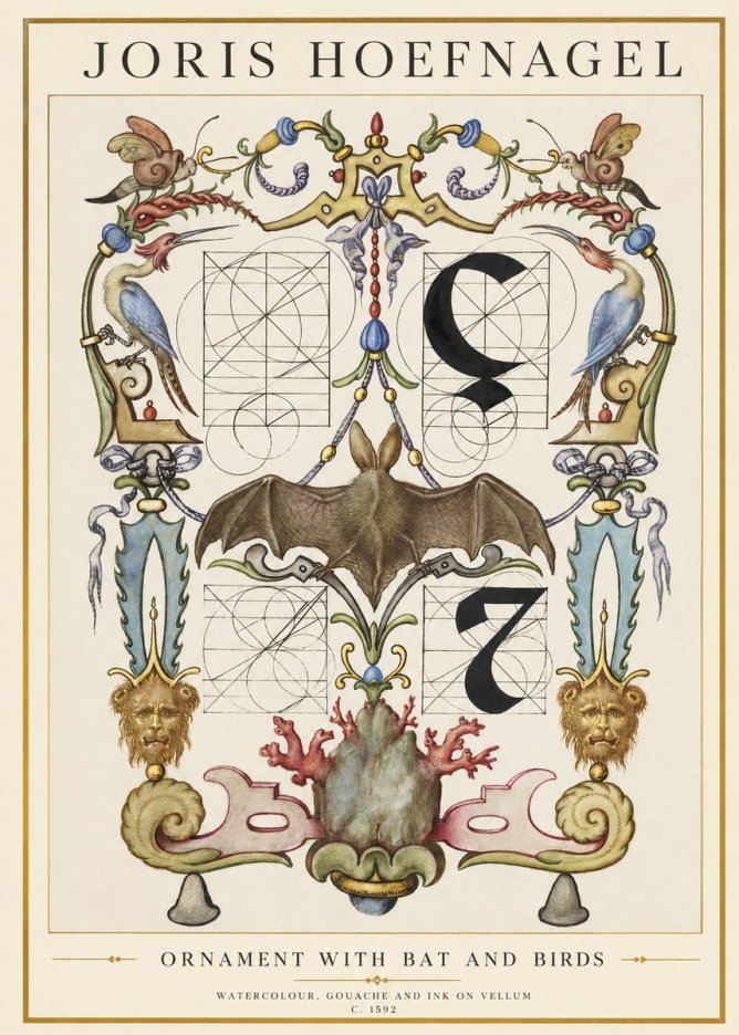 Joris Hoefnagel The Four Elements I No3 - Plakát
