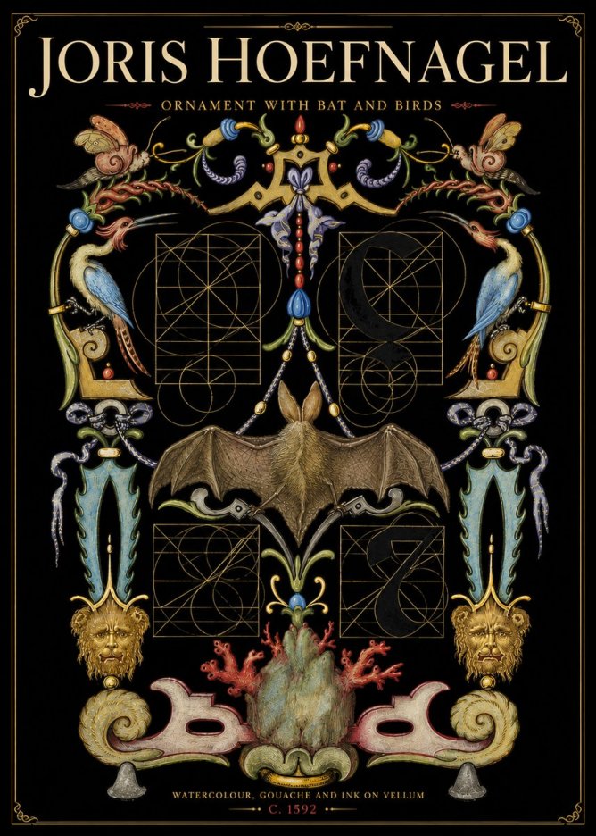 Joris Hoefnagel The Four Elements I No6 - Plakát