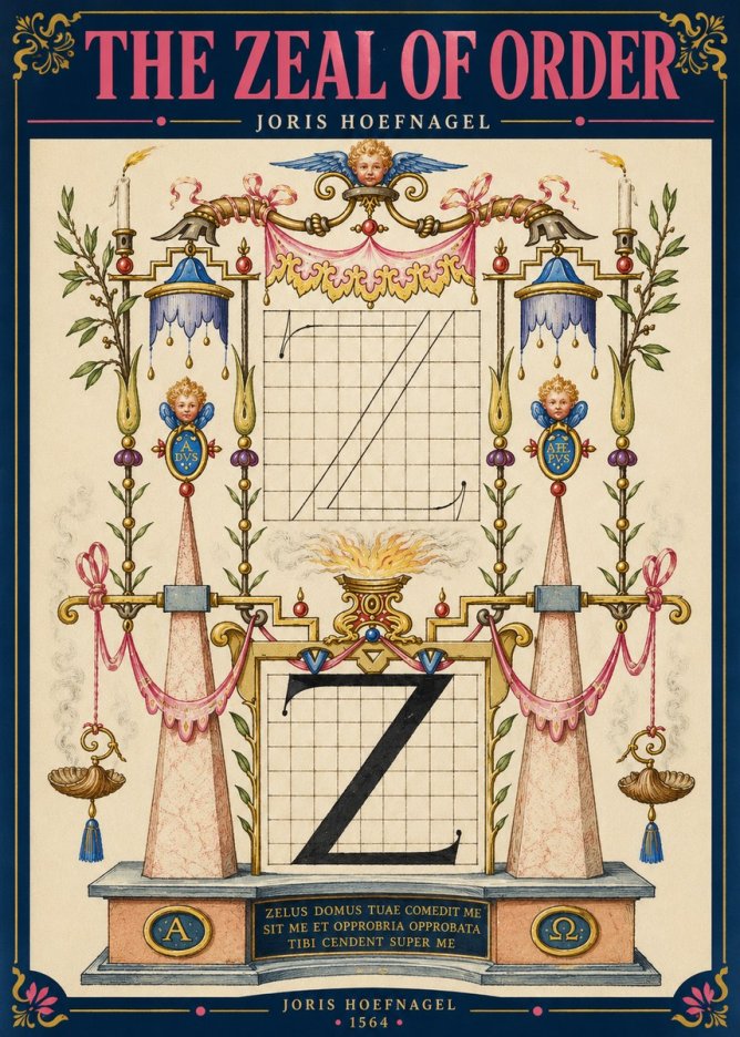 Joris Hoefnagel The Z Table No4 - Plakát