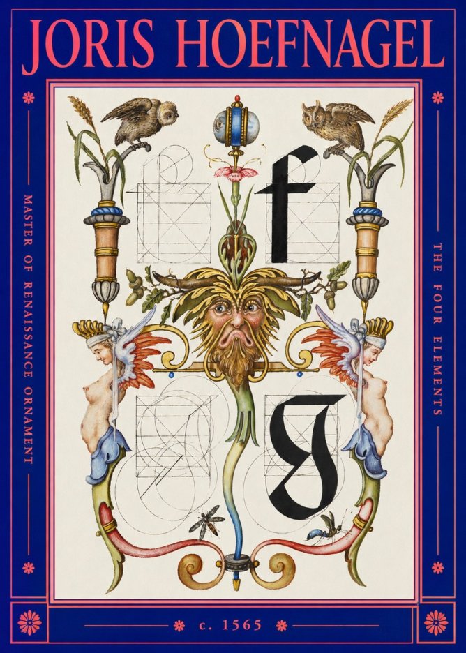 Joris Hoefnagel The Four Elements II No2 - Plakát