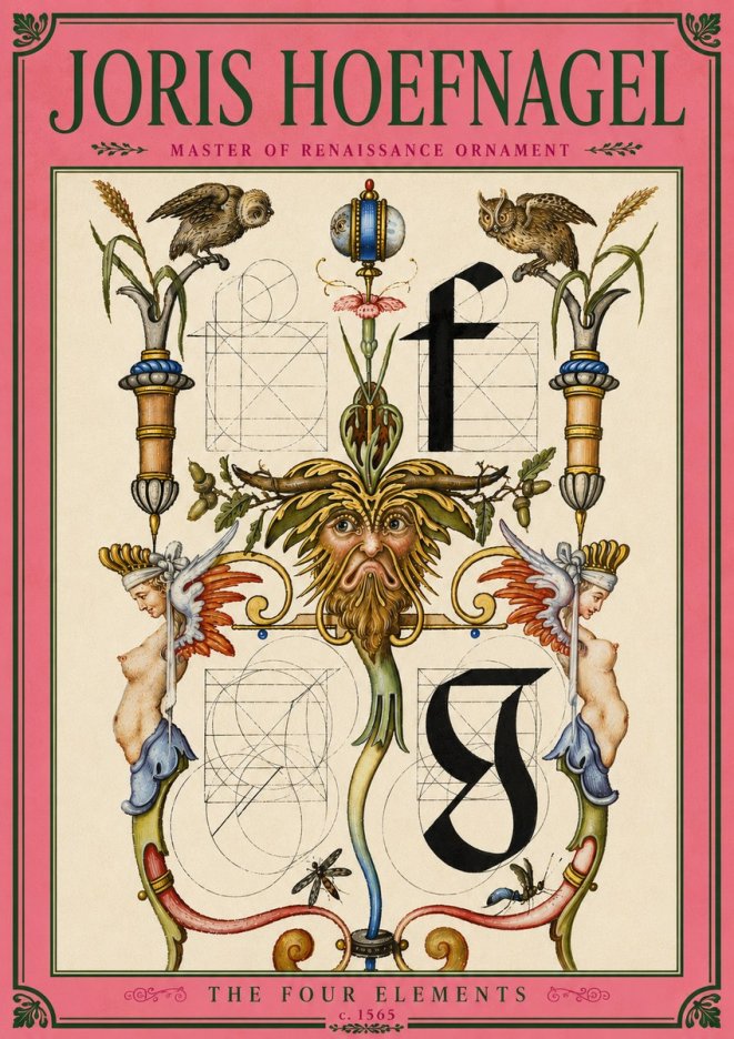 Joris Hoefnagel The Four Elements II No5 - Plakát