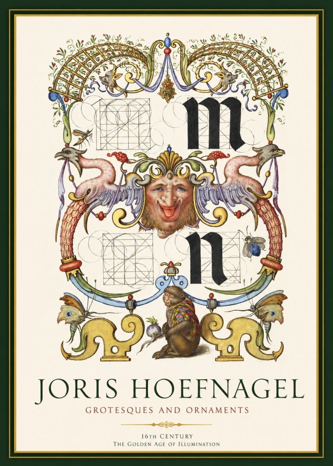 Joris Hoefnagel Grotesques and Ornaments No1 - Plakát