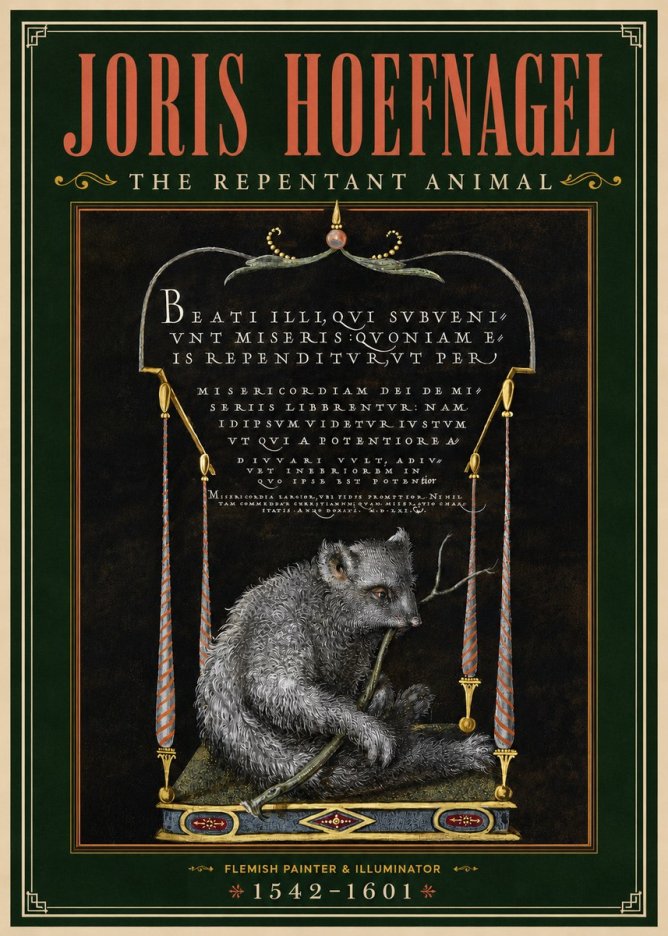 Joris Hoefnagel The Repentant Animal No4 - Plakát