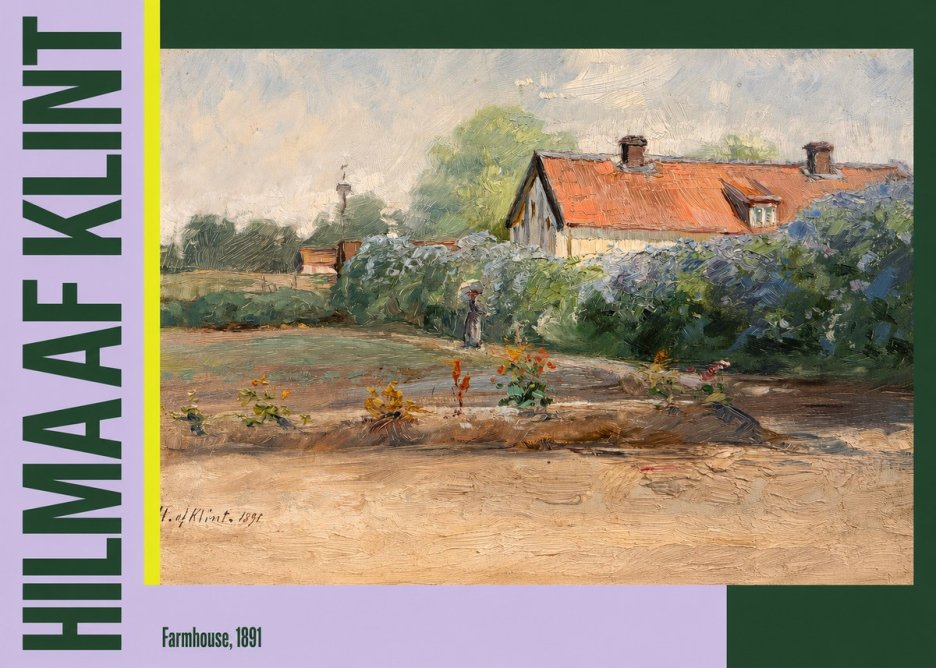 Hilma af Klint Farmhouse, 1891 No3 - Plakát