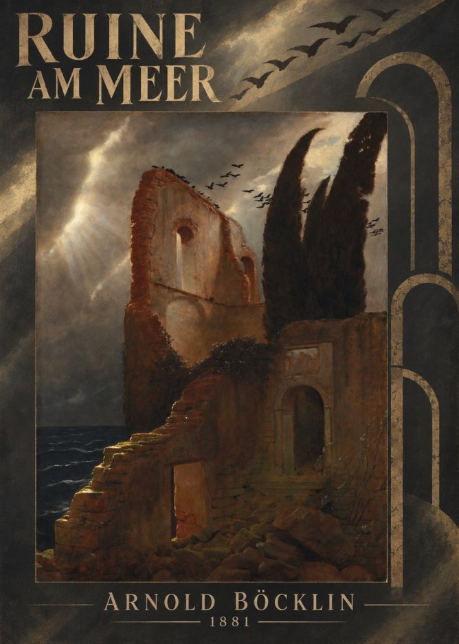 Arnold Böcklin Ruine Am Meer · 1881 No6 - Plakát