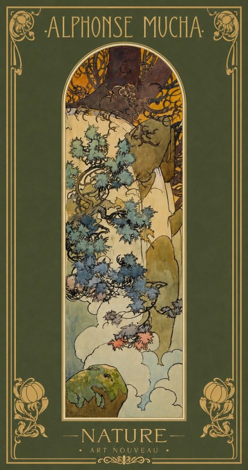 Mucha Nature No2 - Plakát