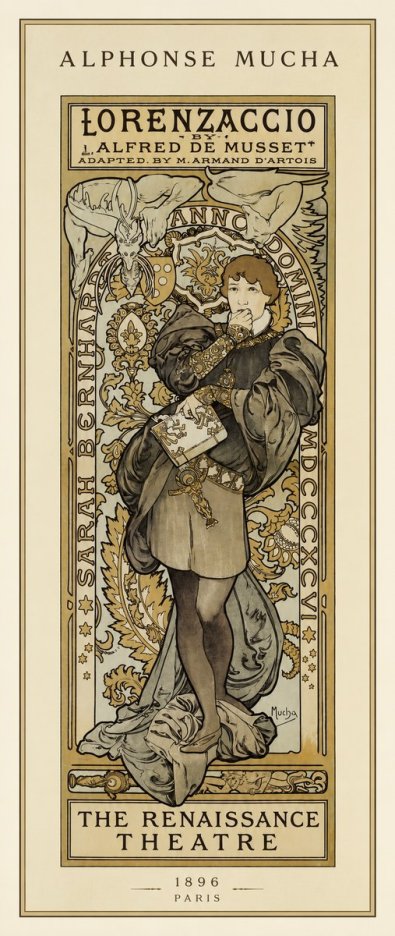 Mucha Lorenzaccio No1 - Plakát