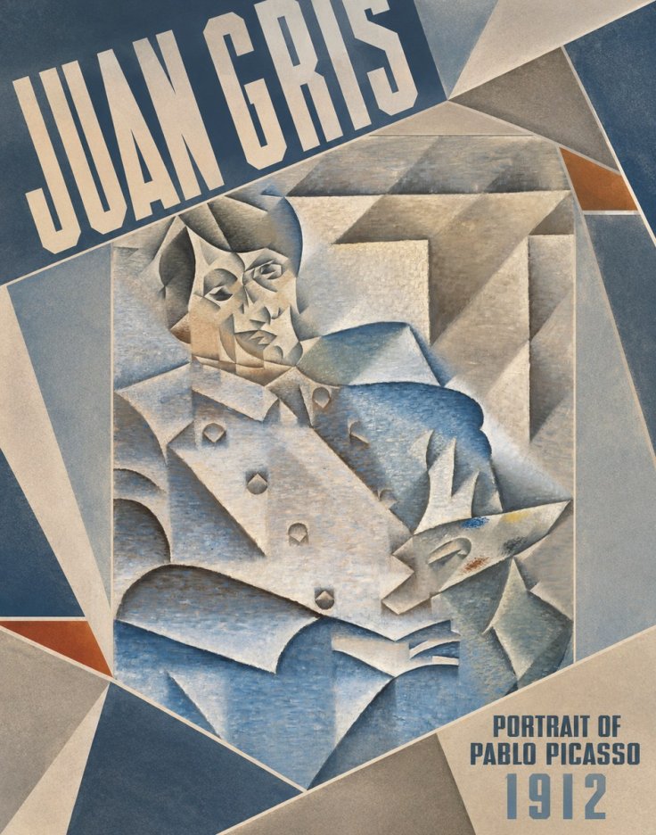 Juan Gris Portrait of Pablo Picasso No4 - Plakát