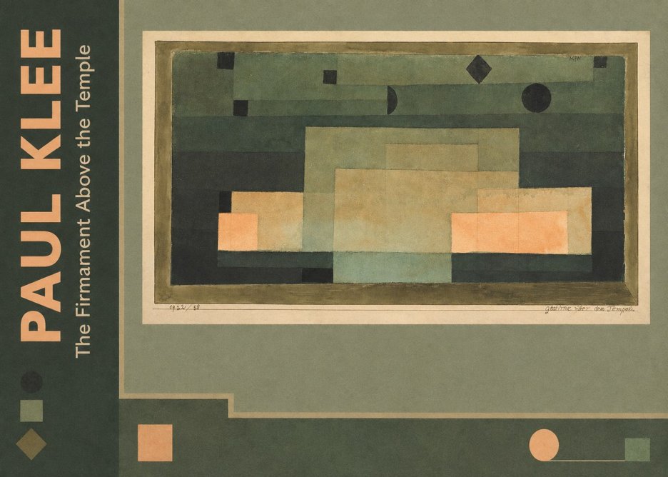 Paul Klee The Firmament Above the Temple No2 - Plakát
