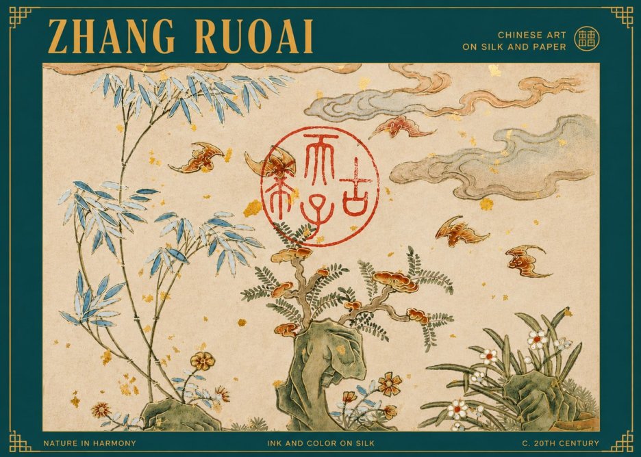 Zhang Ruoai Nature in Harmony No3 - Plakát