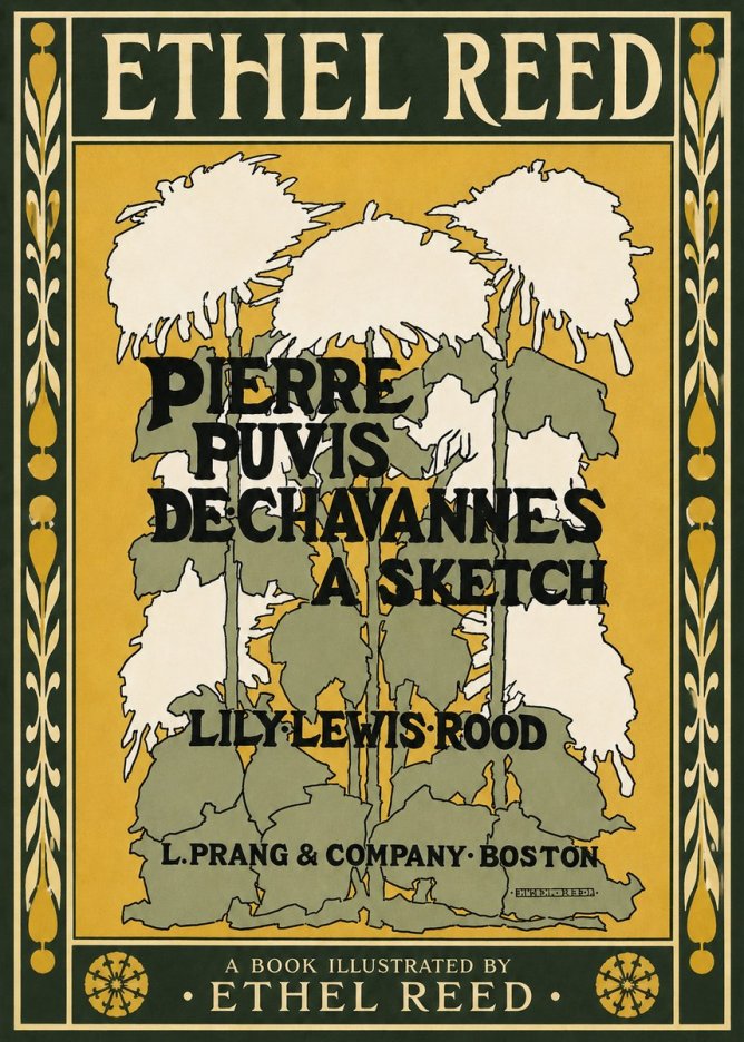 Ethel Reed Pierre Puvis De Chavannes a Sketch No3 - Plakát