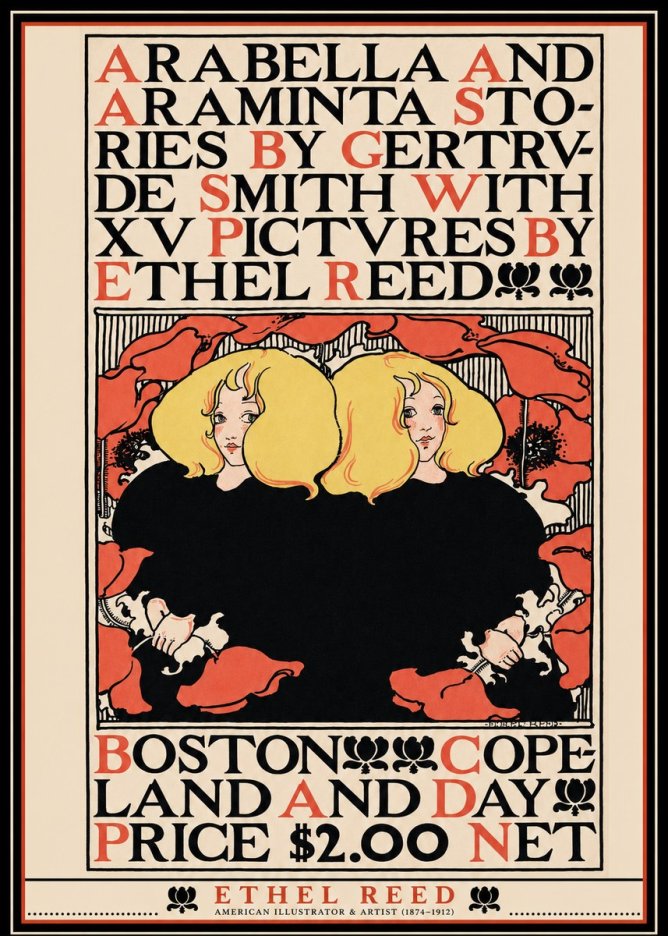 Ethel Reed Arabella and Araminta Stories No1 - Plakát