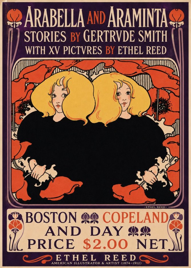Ethel Reed Arabella and Araminta Stories No4 - Plakát