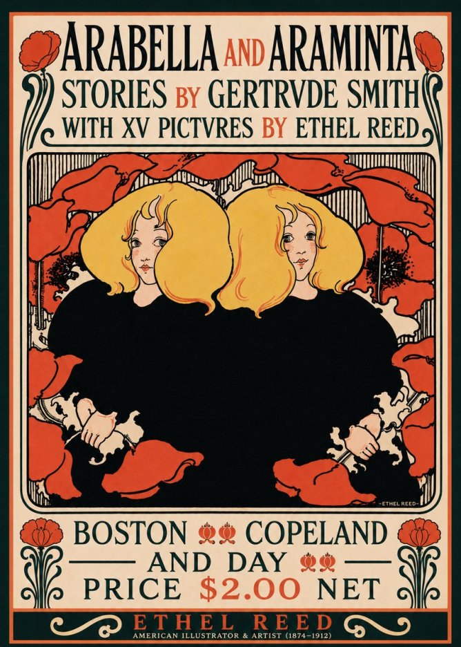 Ethel Reed Arabella and Araminta Stories No6 - Plakát