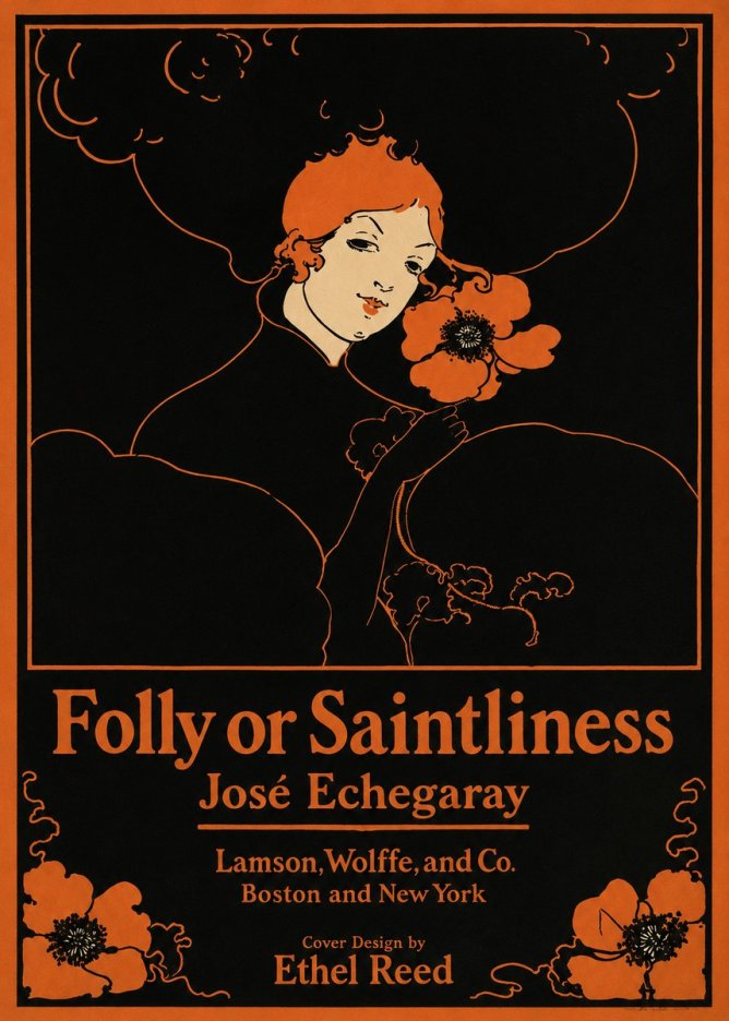 Ethel Reed Folly or Saintliness No1 - Plakát