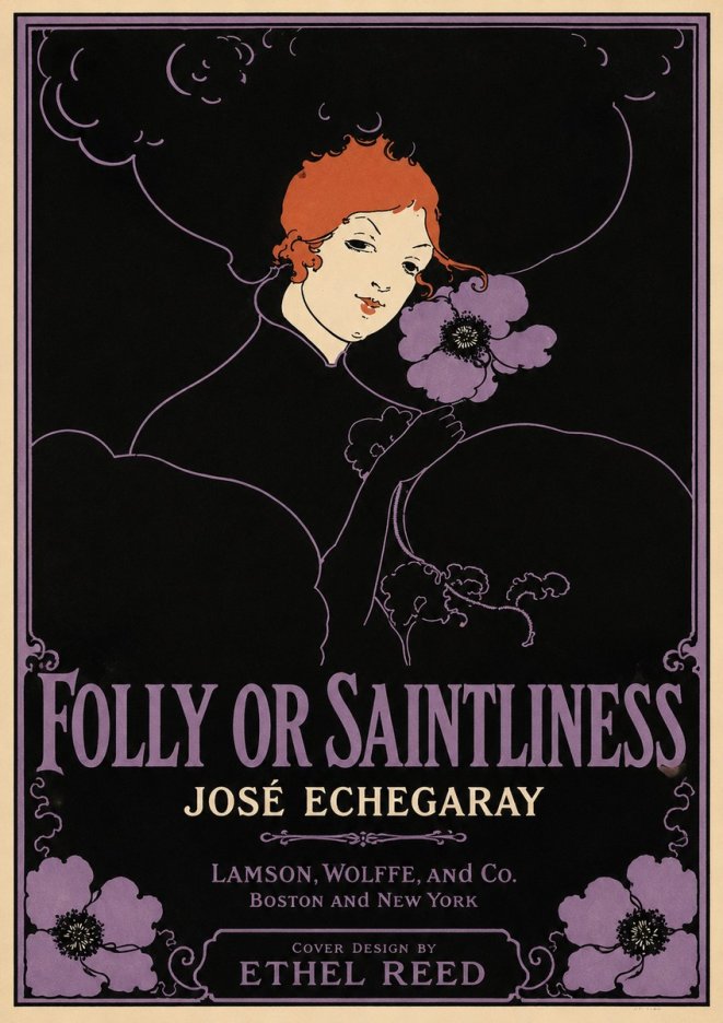 Ethel Reed Folly or Saintliness No2 - Plakát