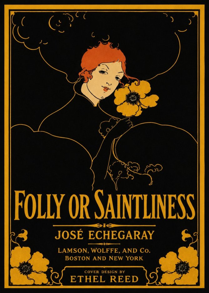 Ethel Reed Folly or Saintliness No3 - Plakát
