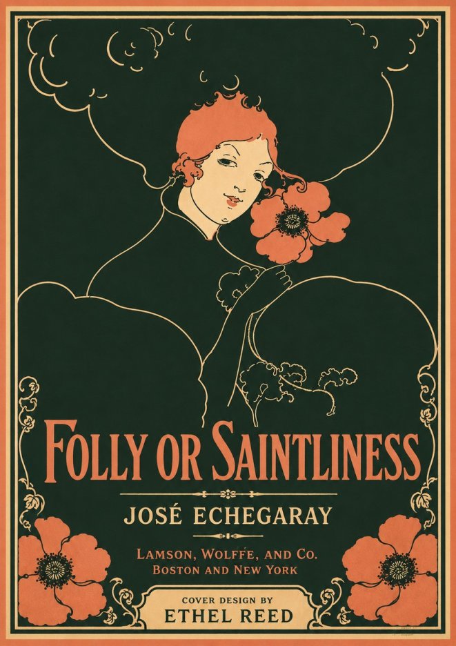 Ethel Reed Folly or Saintliness No4 - Plakát